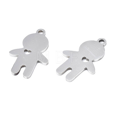 Non-Tarnish 201 Stainless Steel Pendants STAS-T044-268P-1