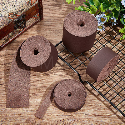 2M Flat Microfiber Imitation Leather Cord FIND-WH0420-75D-03-1