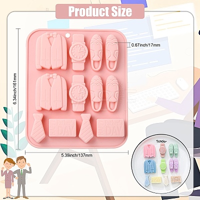 Father's Day Themed Silicone Molds ST-CJ0043-053-1