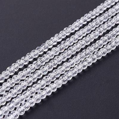 Transparent Glass Beads Strands X-GLAA-C019-01B-06-1