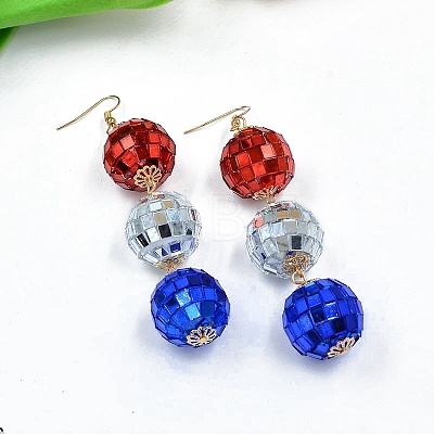 Resin Dangle Earrings PW-WG42A90-01-1