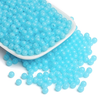 Fluorescent Acrylic Beads MACR-R517-6mm-05-1