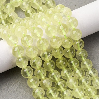 Natural Lemon Quartz(Heated) Beads Strands G-G286-A04-10mm-1