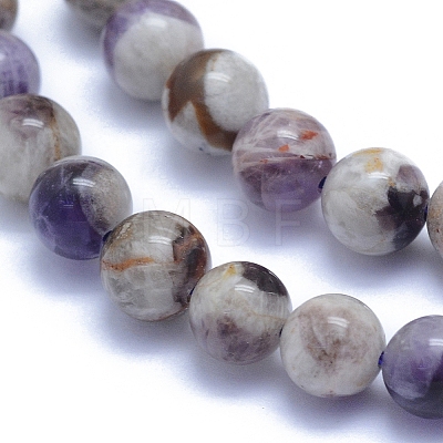 Natural Chevron Amethyst Beads Strands G-L552H-06A-1