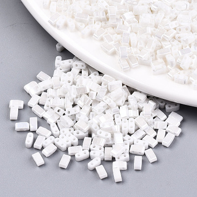 2-Hole Glass Seed Beads X-SEED-S031-M-SH121-1