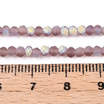 Transparent Glass Beads Strands EGLA-A044-T2mm-MB07-1