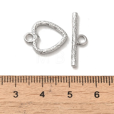 Non-Tarnish 304 Stainless Steel Toggle Clasps STAS-C091-01P-1