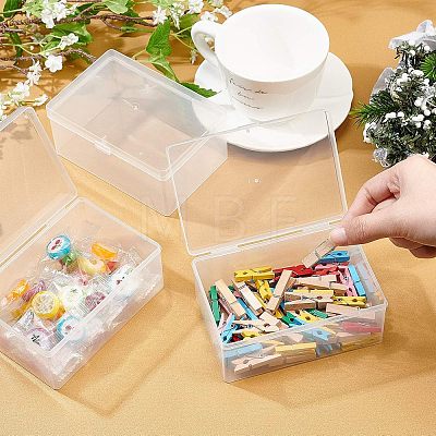 Polypropylene(PP) Storage Containers Box Case CON-WH0074-57-1