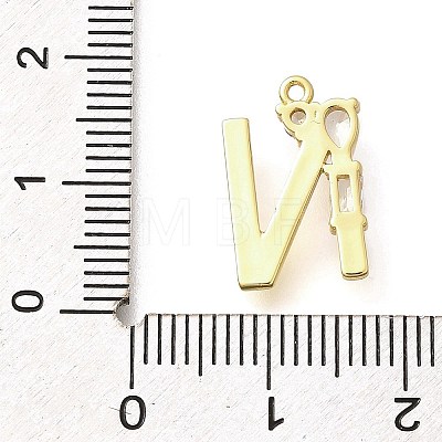 Brass Micro Pave Cubic Zirconia Pendants KK-M310-01G-14-1