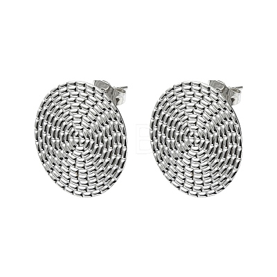 Non-Tarnish 304 Stainless Steel Stud Earring Findings STAS-L024-001P-02-1