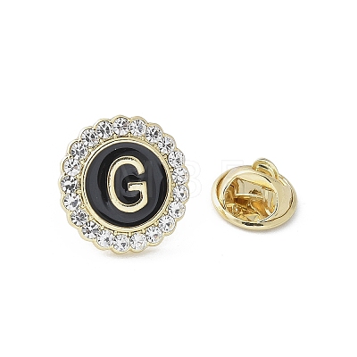 Letter Enamel Pins JEWB-S042-03G-G-1