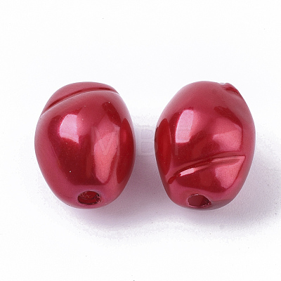 ABS Plastic Imitation Pearl Beads KY-T013-018-1