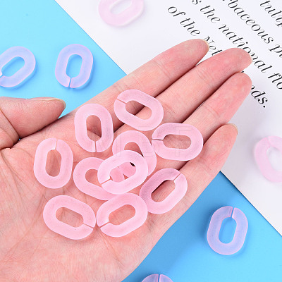 Transparent Acrylic Linking Rings MACR-S373-20A-D08-1