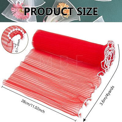1 Bag Polyester Flower Bouquet Wrapping Mesh Paper OCOR-BC0007-29D-1