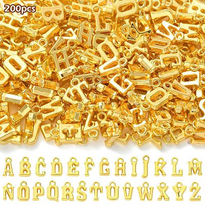200Pcs Electroplated Plastic Charms KY-YW0002-35G-1