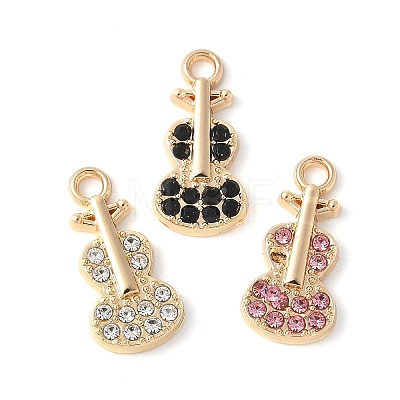 Alloy Rhinestone Pendants PALLOY-E775-06G-1