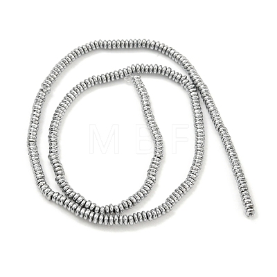 Electroplated Synthetic Non-Magnetic Hematite Beads Strands G-I360-C03-1
