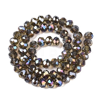 Electroplate Glass Beads Strands EGLA-A034-T8mm-B19-1