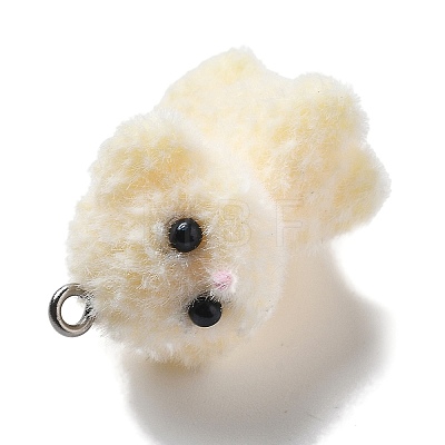 Resin Pendants RESI-Q007-06B-1