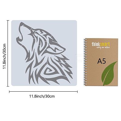 PET Plastic Drawing Painting Stencils Templates DIY-WH0244-095-1