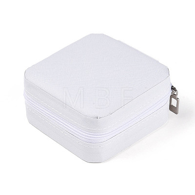 Square PU Leather Jewelry Set Box PAAG-PW0012-05C-1