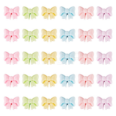 30Pcs Opaque Resin Decoden Cabochons RESI-TADJ0001-13A-1