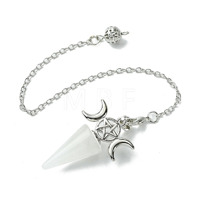 Natural Quartz Crystal Cone Dowsing Pendulum Big Pendants G-C114-01P-21-1