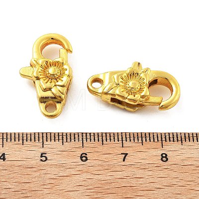 Brass Lobster Claw Clasps KK-R216-18B-G-1