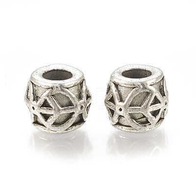 Alloy European Beads MPDL-S066-047-1