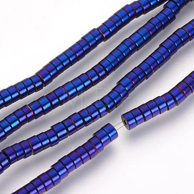 Electroplate Non-magnetic Synthetic Hematite Beads Spacers Strands G-Q486-73-1