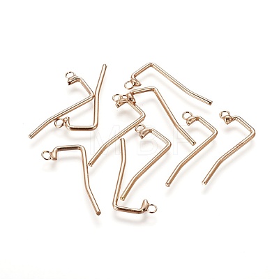 Alloy Bobby Pin Findings PALLOY-WH0065-36-1