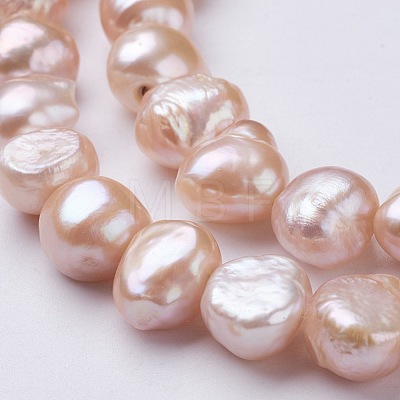 Natural Cultured Freshwater Pearl Beads Strands PEAR-P002-37-1