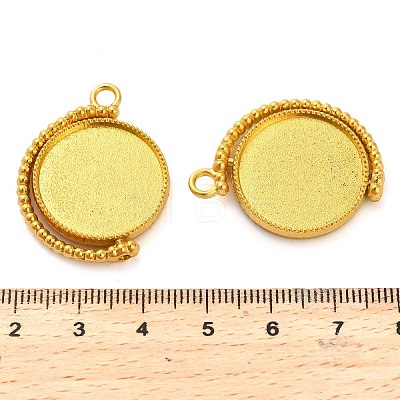 Zinc Alloy Pendant Cabochon Settings FIND-NH0001-13A-G-1