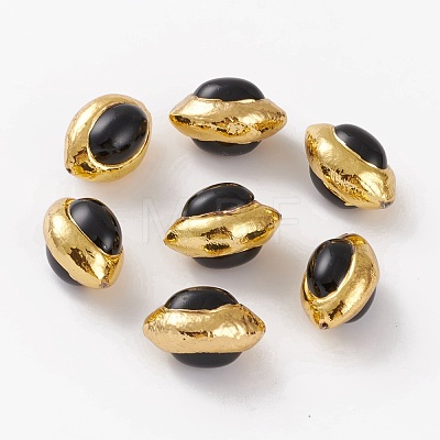 Natural & Dyed Black Onyx Beads G-C300-13-1