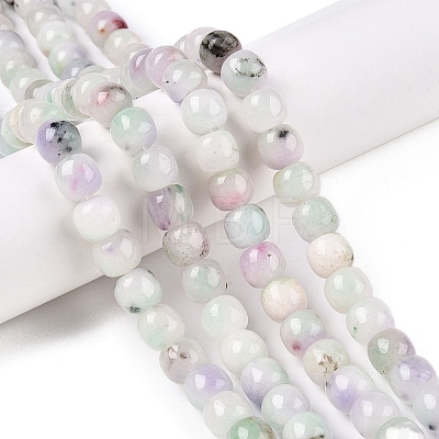 Dyed Natural White Jade Beads Strands G-T138-D16-1