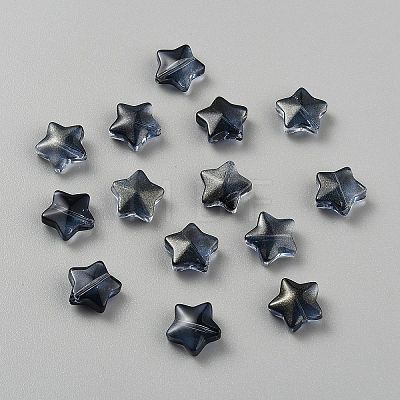 100Pcs Gradient Color Handmade Lampwork Beads DIY-SZ0010-51A-1