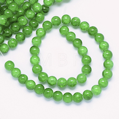 Crackle Glass Beads Strands GLAA-G048-10mm-A08-1