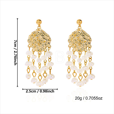 Zinc Alloy Chandelier Earrings for Women WGCA29C-03-1