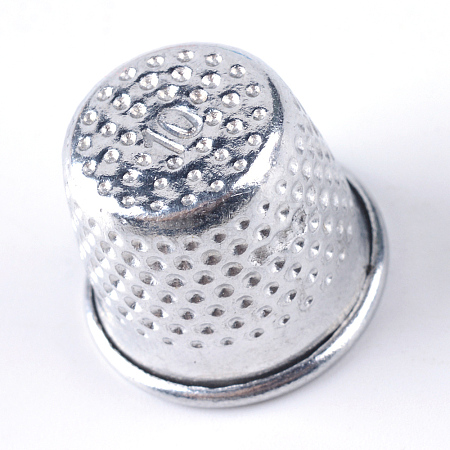 Aluminum Finger Thimbles Metal Shield Sewing Grip Protector FIND-R032-06P-1