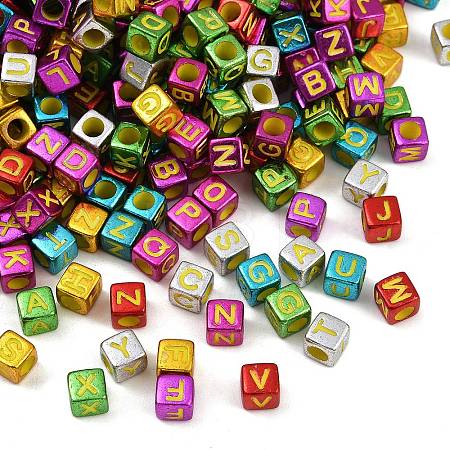Opaque Acrylic Beads OACR-H052-02D-1