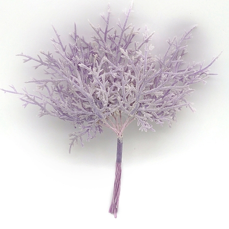 Plastic Artificial Frost Leaves for Wedding Christmas Decoration PW-WG0DC57-04-1