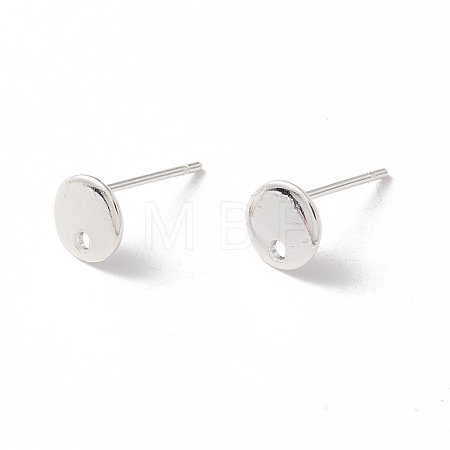 201 Stainless Steel Stud Earring Findings STAS-P308-09A-S-1