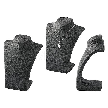 Stereoscopic Necklace Bust Displays NDIS-N001-01A-1