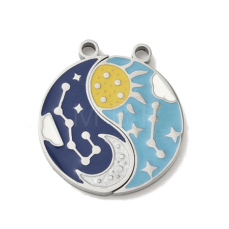 304 Stainless Steel Pendants STAS-C155-10P-1