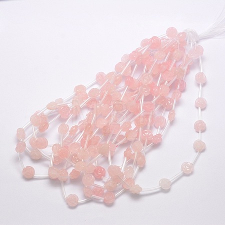 Natural Rose Quartz Beads X-G-O156-C-16-1