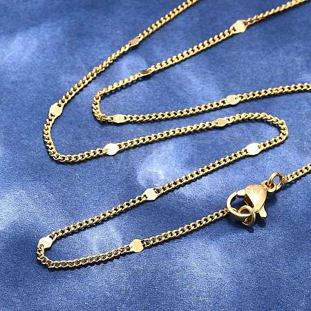Brass Chain Necklaces MAK-L009-11G-1