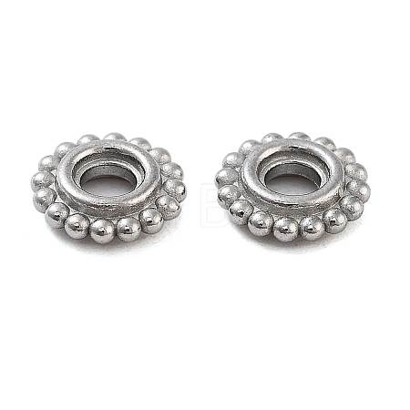Non-Tarnish 304 Stainless Steel Spacer Beads STAS-L082-012P-1