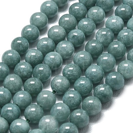 Natural Malaysia Jade Beads Strands G-L645-A01-6mm-12-1