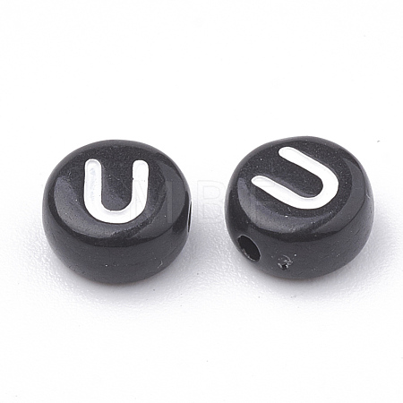 Opaque Acrylic Beads SACR-N002-02U-1
