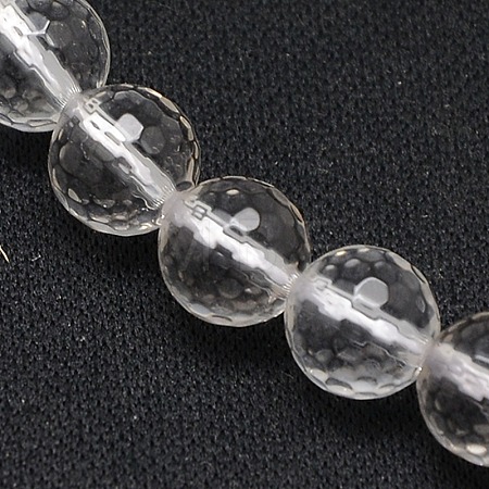 Natural Quartz Crystal Beads G-N0007-8mm-17-1